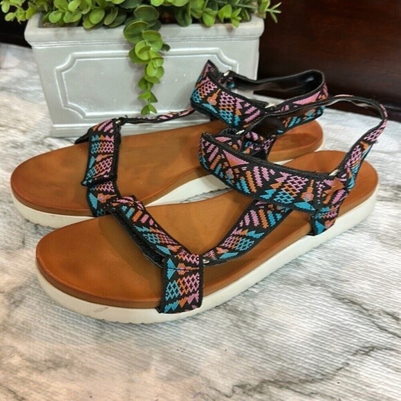 Jelly Pop Los‎ Angeles Sandals Sz 9.5 "QUESTS" - Picture 2 of 16